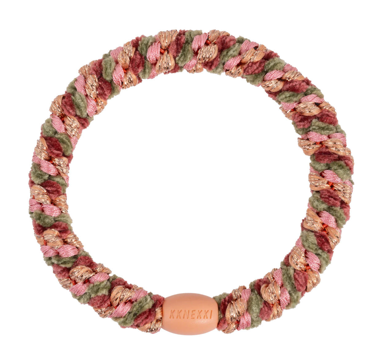 Hair Tie - Faded Rose Cameo Velvet Mix