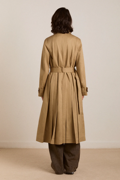 Sofia Pleated Trench