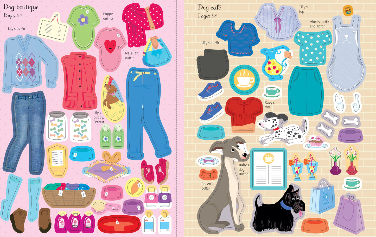 Sticker Dolly Dressing - Dogs & Puppies