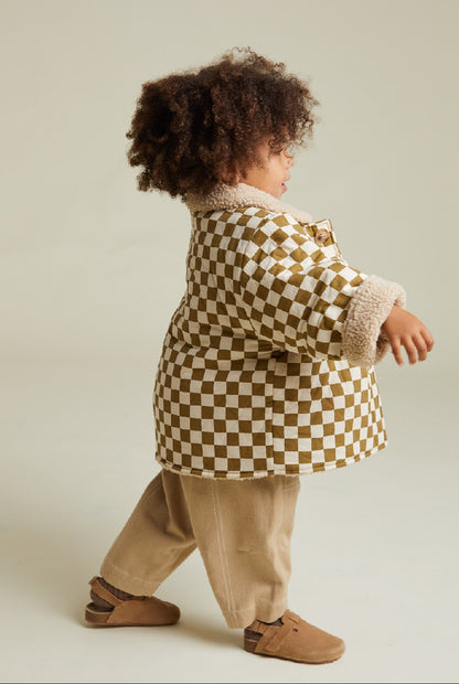 Emery Coco Checkerboard Coat