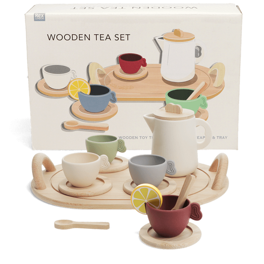 Wooden Tea Set