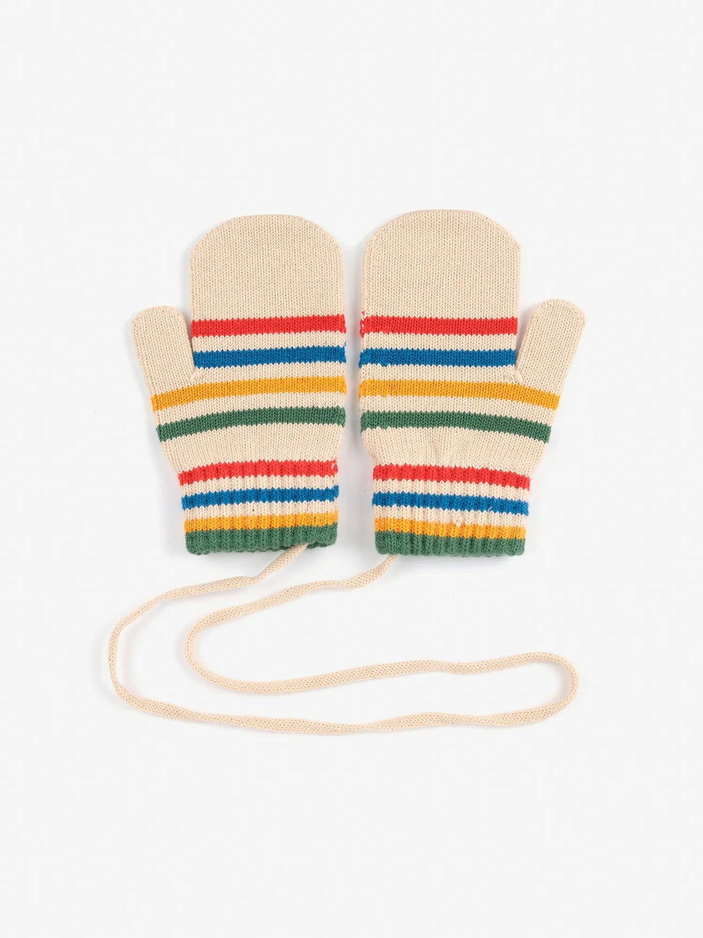 Tic Tac Toe Knitted Stripe Mittens