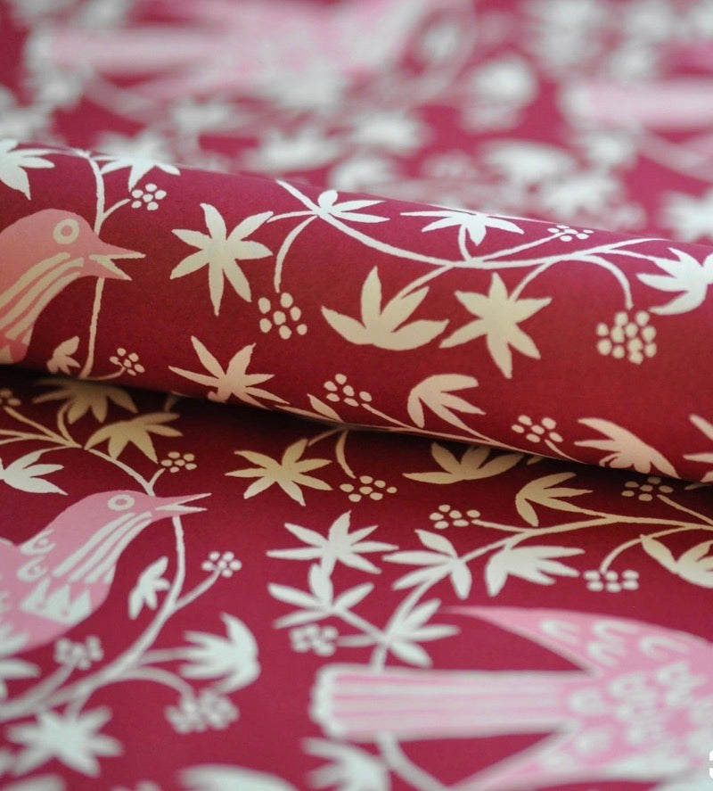 Songbird Bramble Patterned Paper Gift Wrap