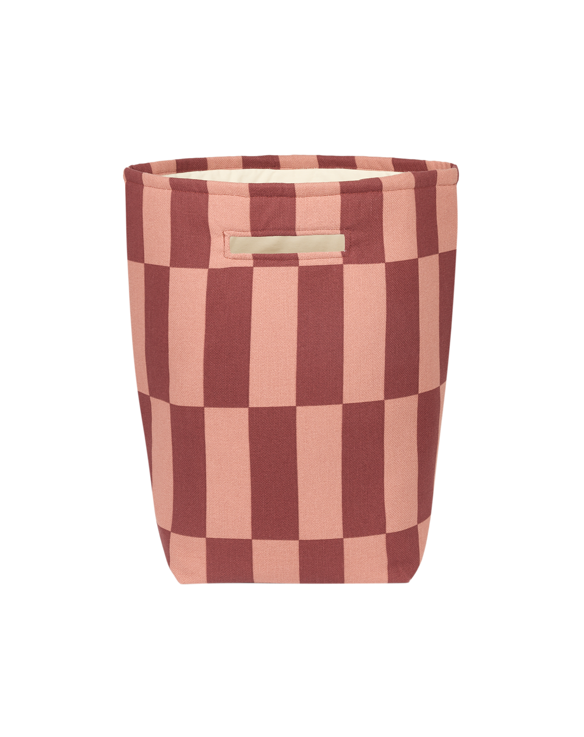 Large Storage Basket - Maroon Tiles