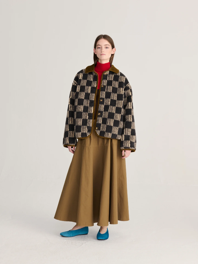 Almost Moiré Sherpa Jacket