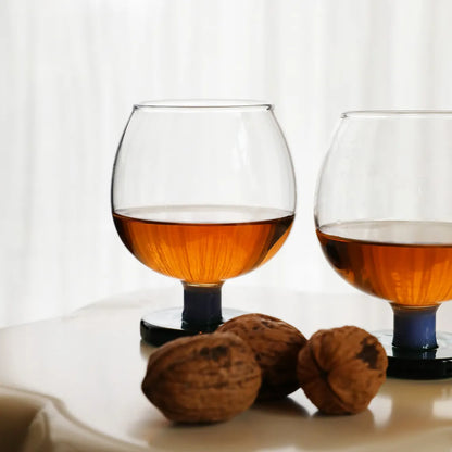 Glass Cantine Large Blue - Set Of 2