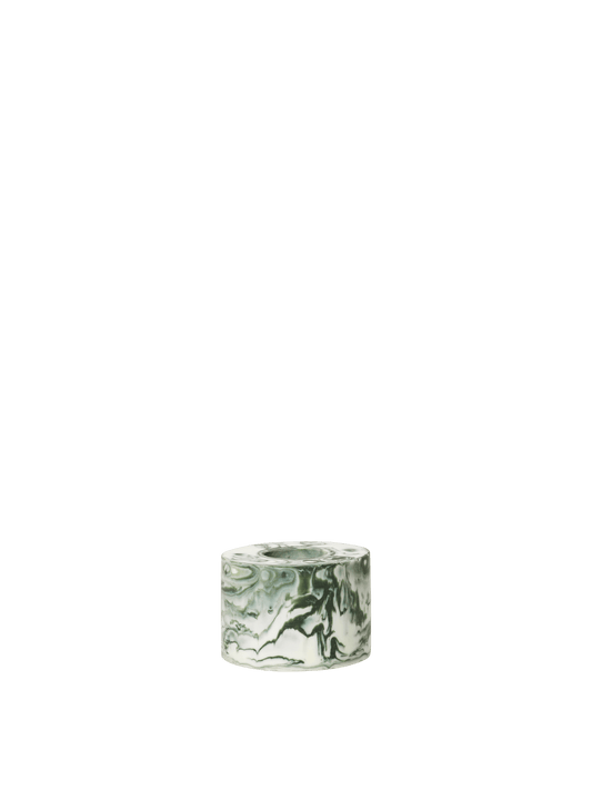 Mist Toothbrush Holder Single - Emerald / Off White
