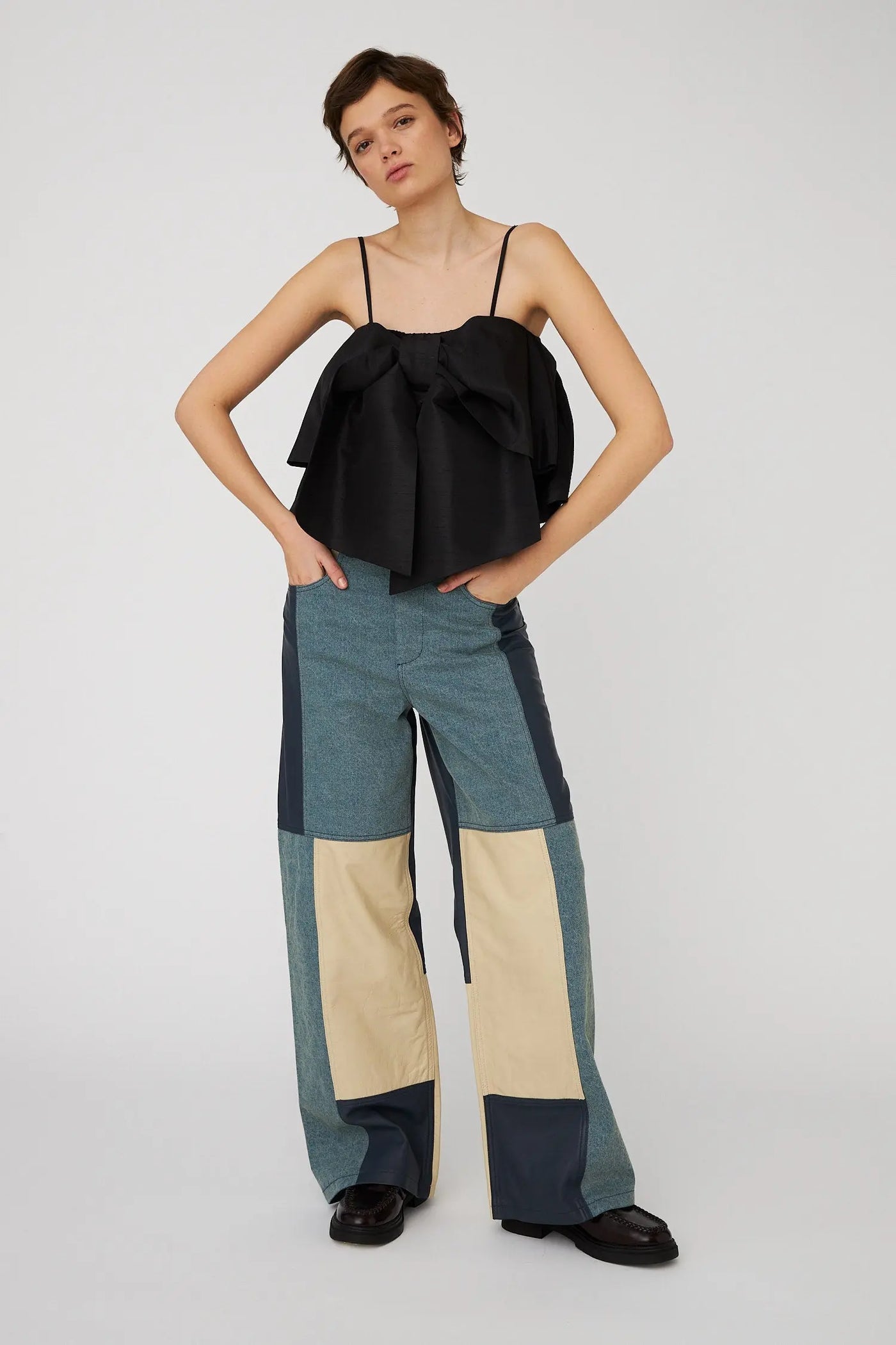 Crispy Bow Top - Black