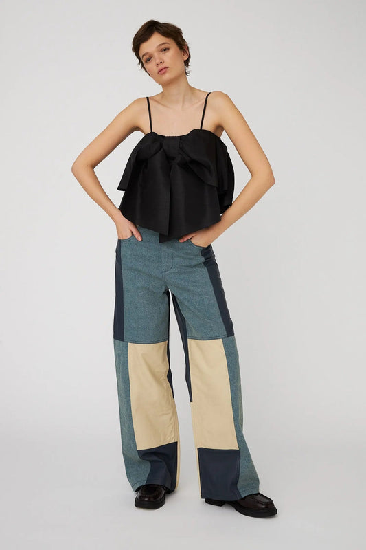 Crispy Bow Top - Black