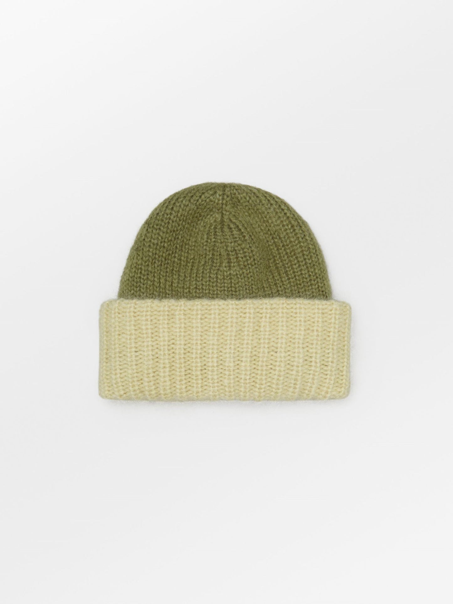 Two Toned Oma Beanie - Cypress Green