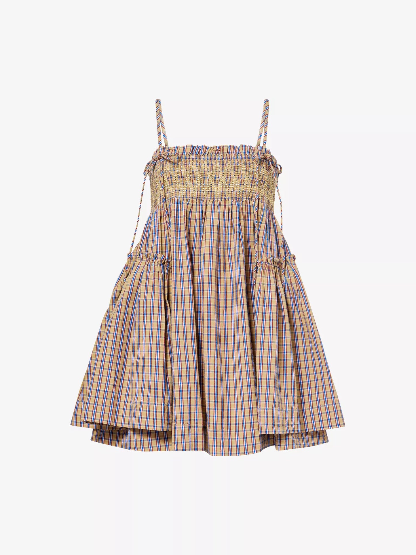 Lilo Mini Dress - Marmalade Check