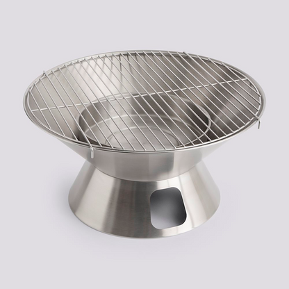 Outdoor Market Fire Pit - Stainless Steel
