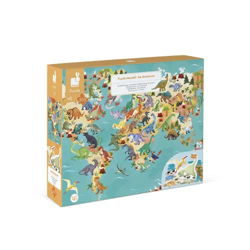 Educational Puzzle - Dinosaurs