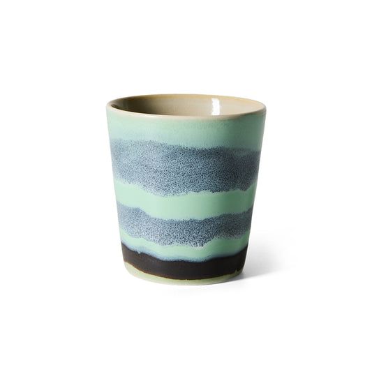 70s Ceramic Coffee Mug - River