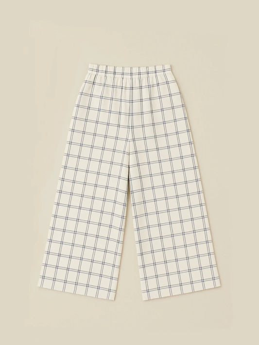 organic zoo Gingham Frill Culottes 1〜2y Organic Zoo Grid Check Wheat Frill Culottes – EnjoyKidsBoutique