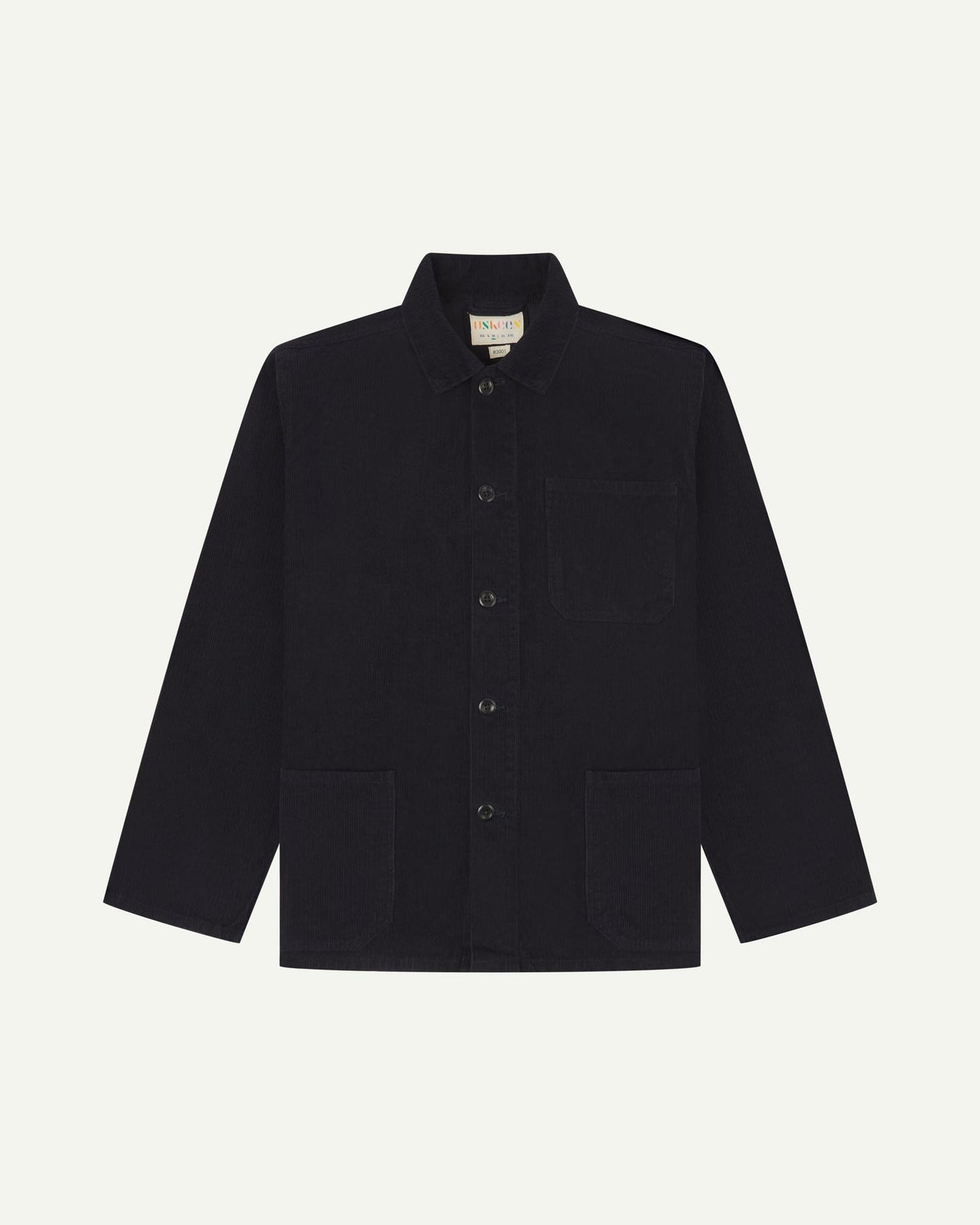 Buttoned Cord Overshirt - Midnight