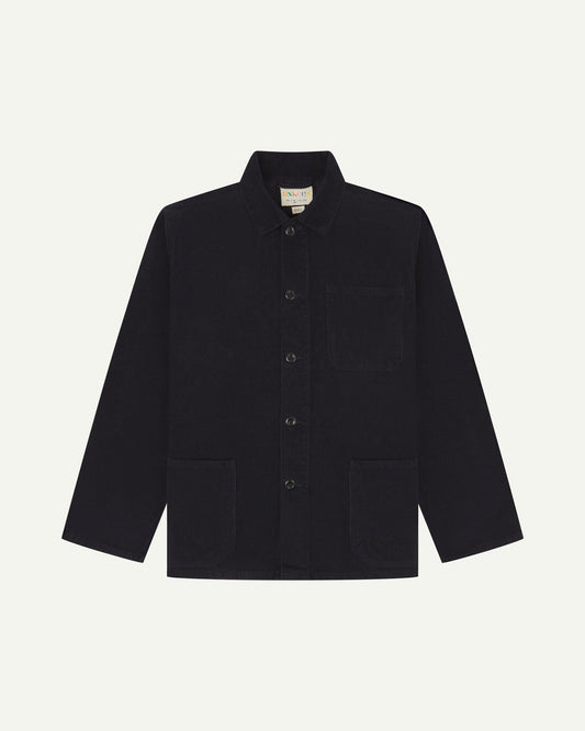 Buttoned Cord Overshirt - Midnight