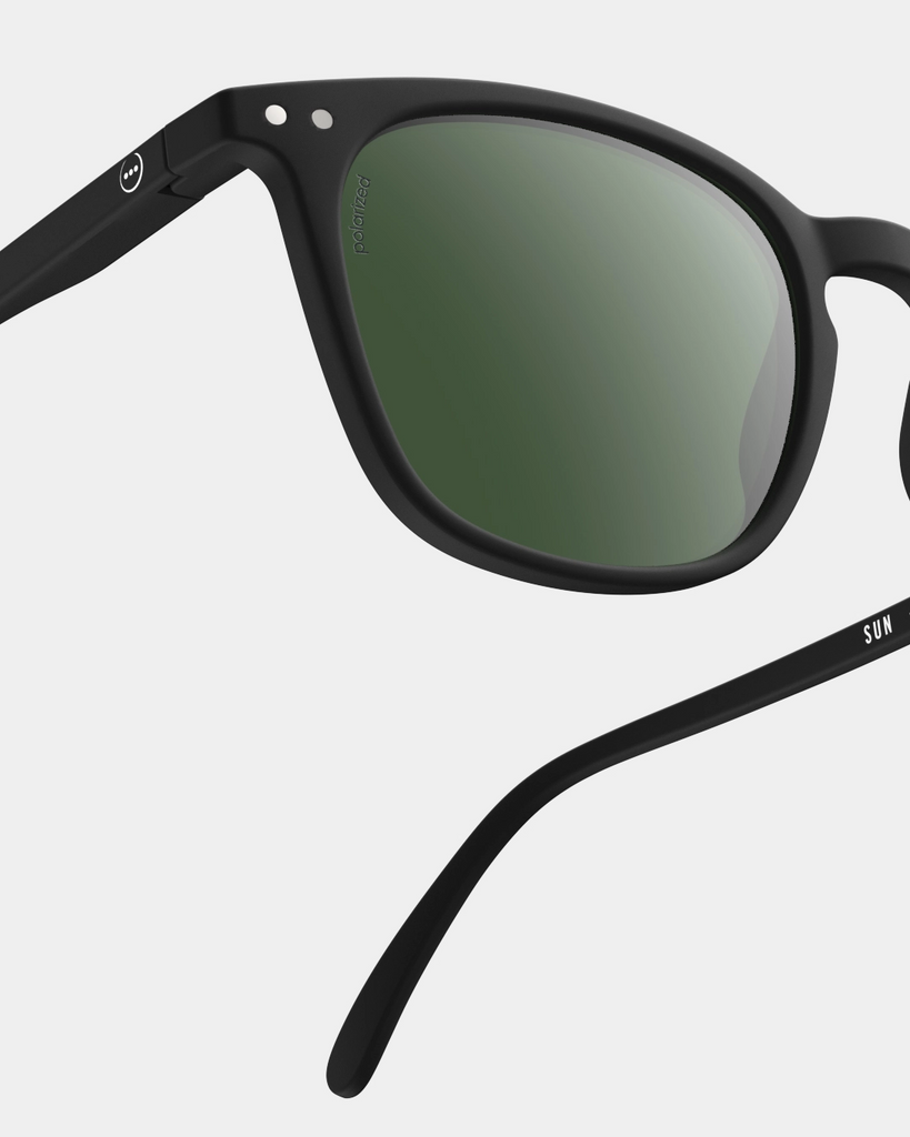 Izipizi Adult Unisex #E Black Polarized  Sunglasses