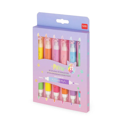 Meow Highlighters - 6 Dual Tip Layering