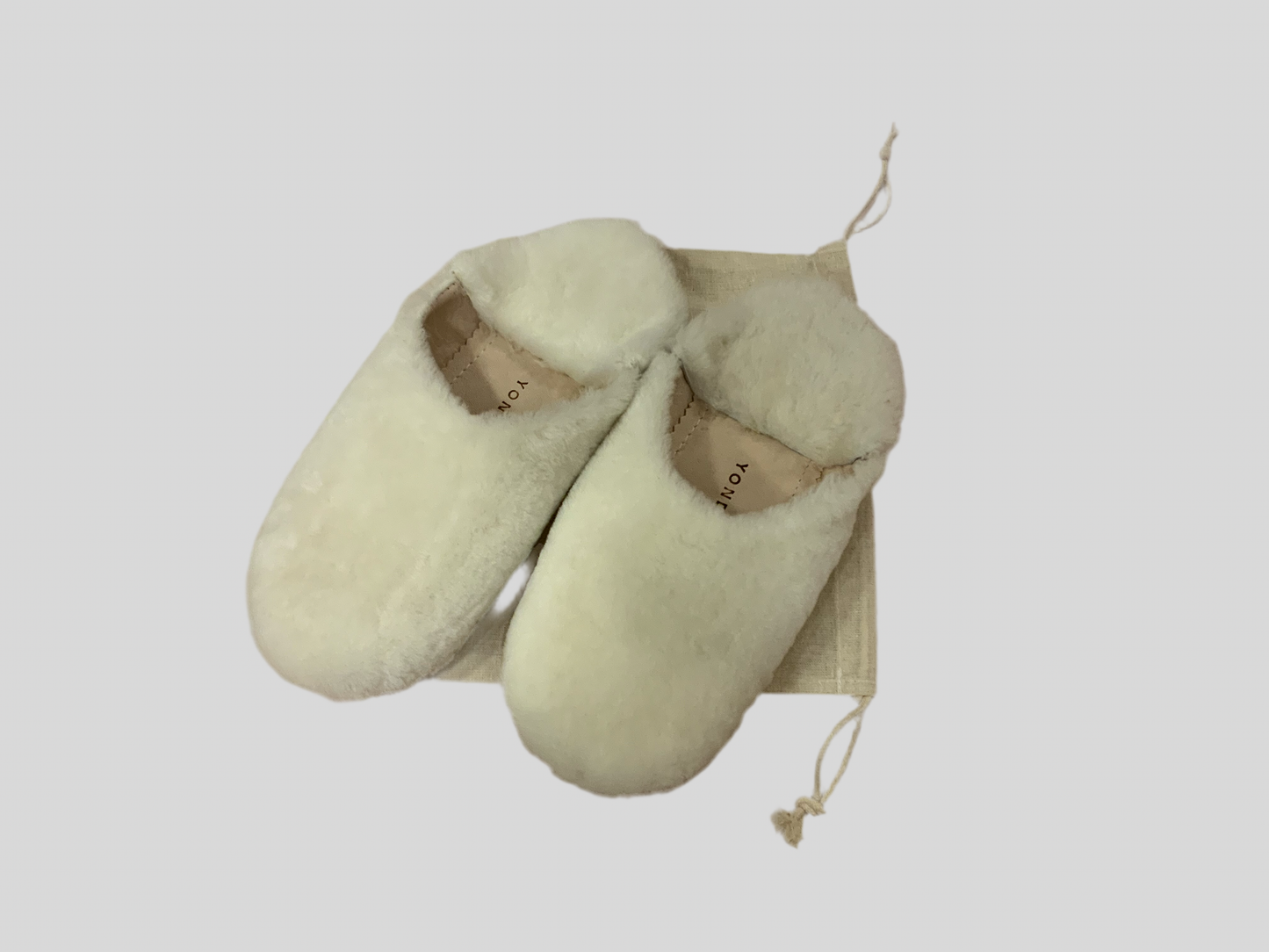 Handmade Slippers - Cream Sheepskin