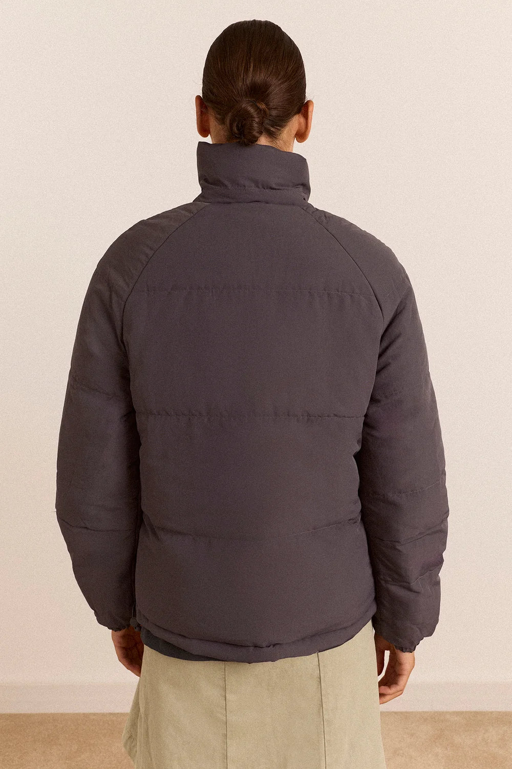 Reversible Opal Puffer - Mixed Gingham