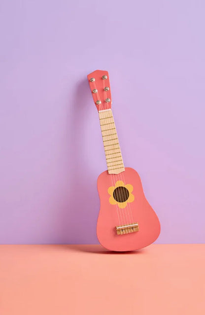 Guitar Flower Pink