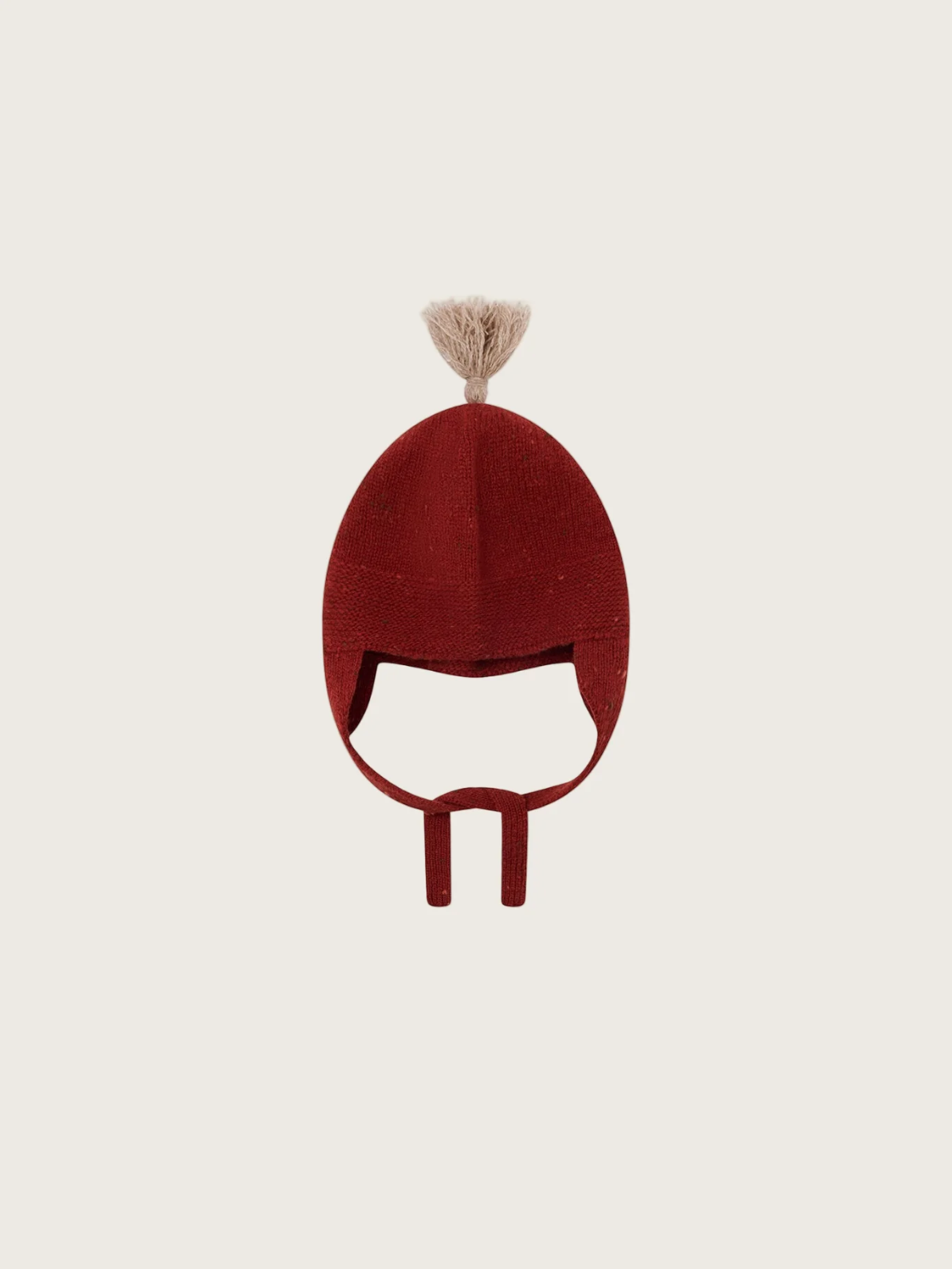 Paprika Contrast Tassel Hat