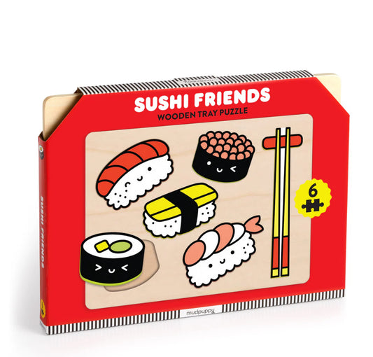 Sushi Friends Wooden Tray Puzzle