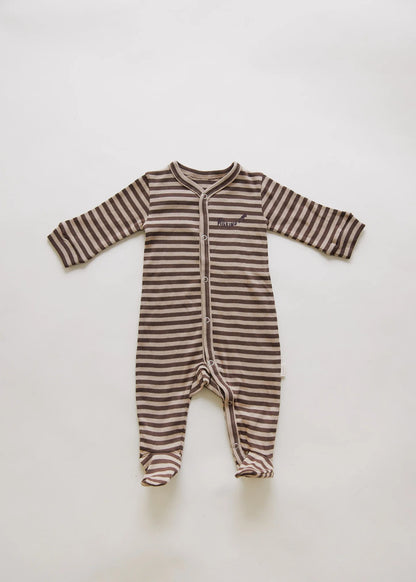 Milking It Acorn Stripe Onsie