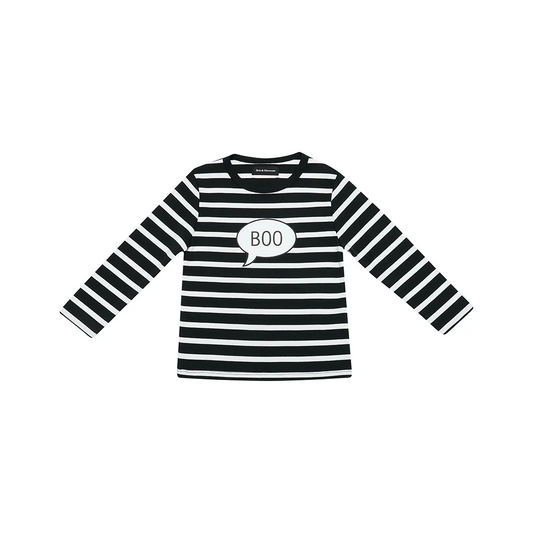 Black & White Breton Boo T-Shirt