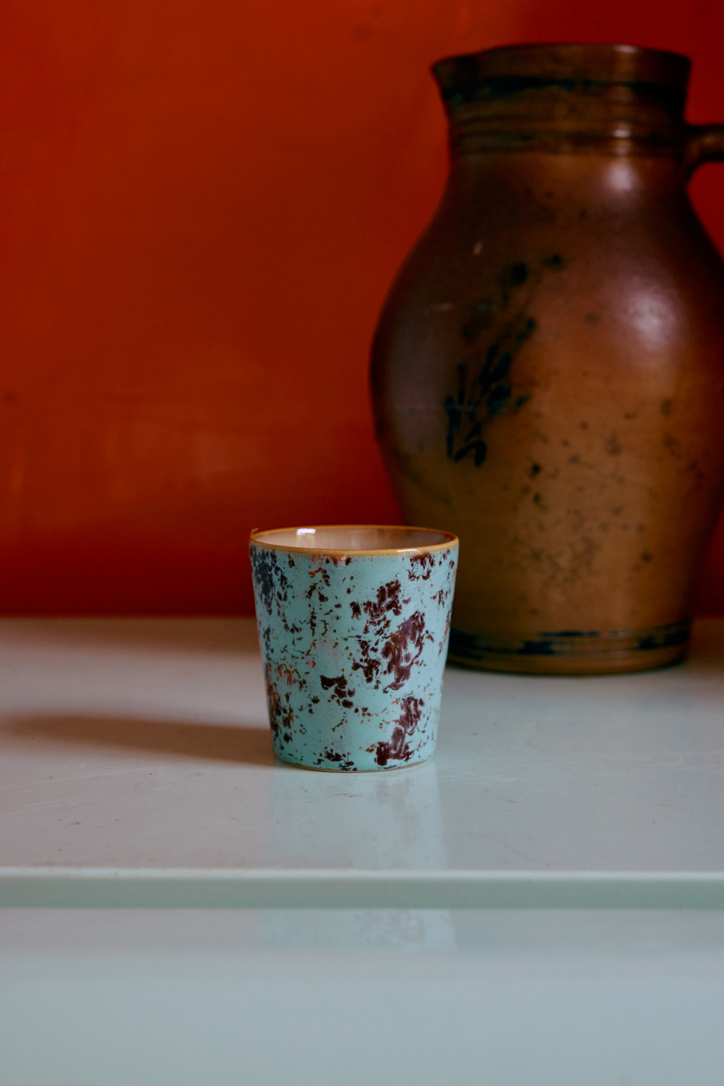 70s Ceramic Coffee Mug - Patina