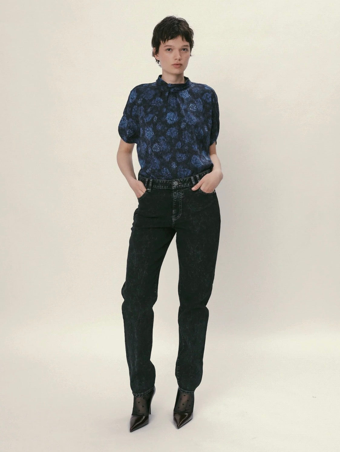 Silk Bow  Top