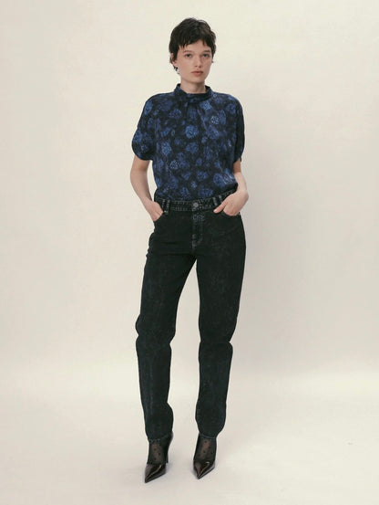 Silk Bow  Top