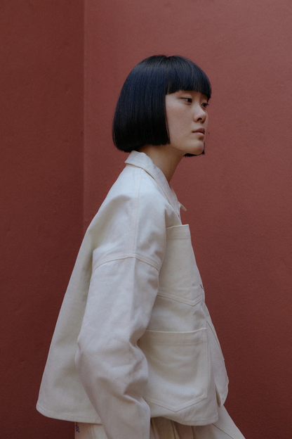 Carson Chore Coat Ecru