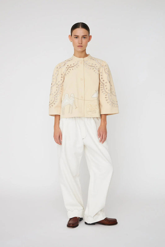 Embroidery Anglaise Jacket