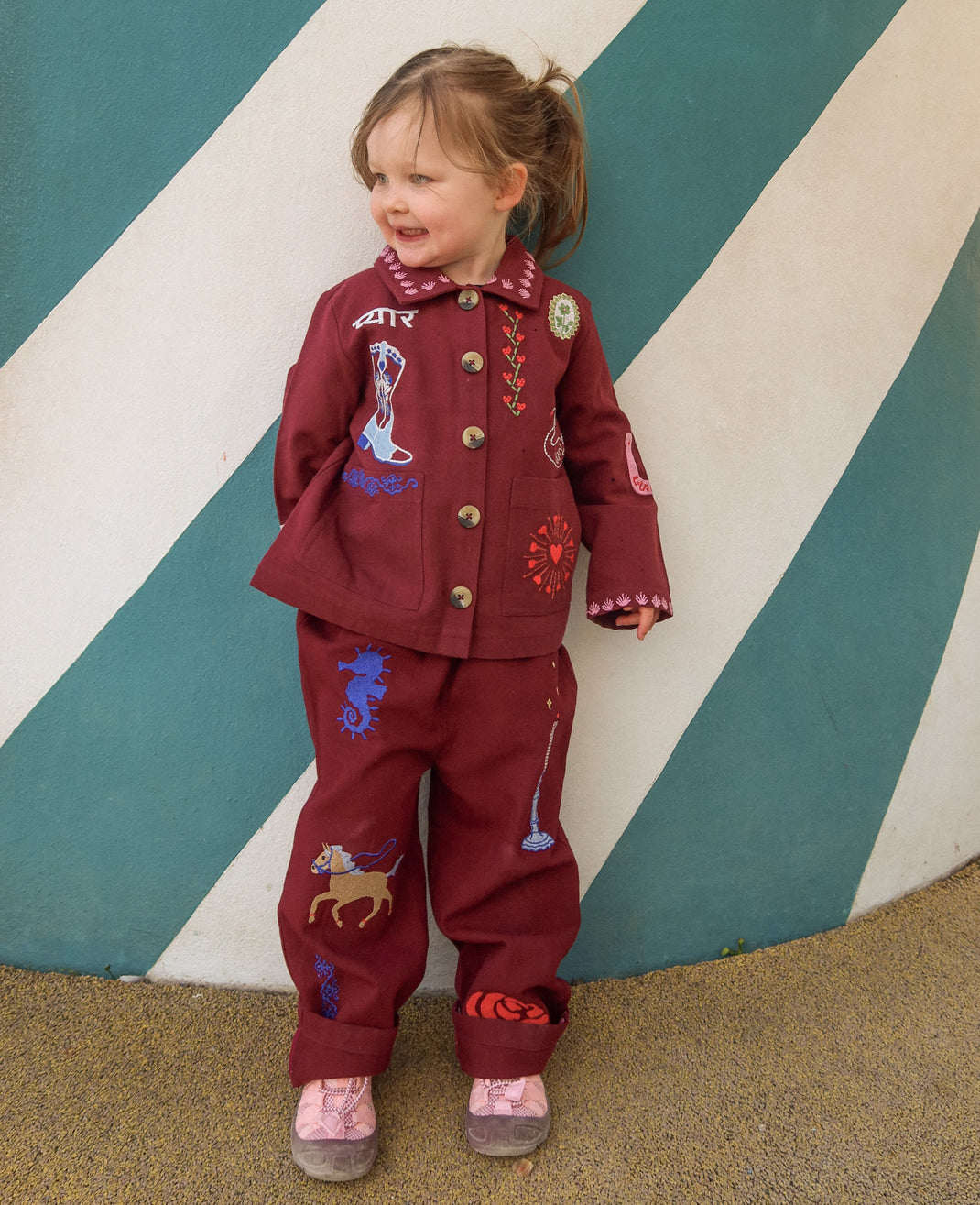 My Mini Jacket - Burgundy
