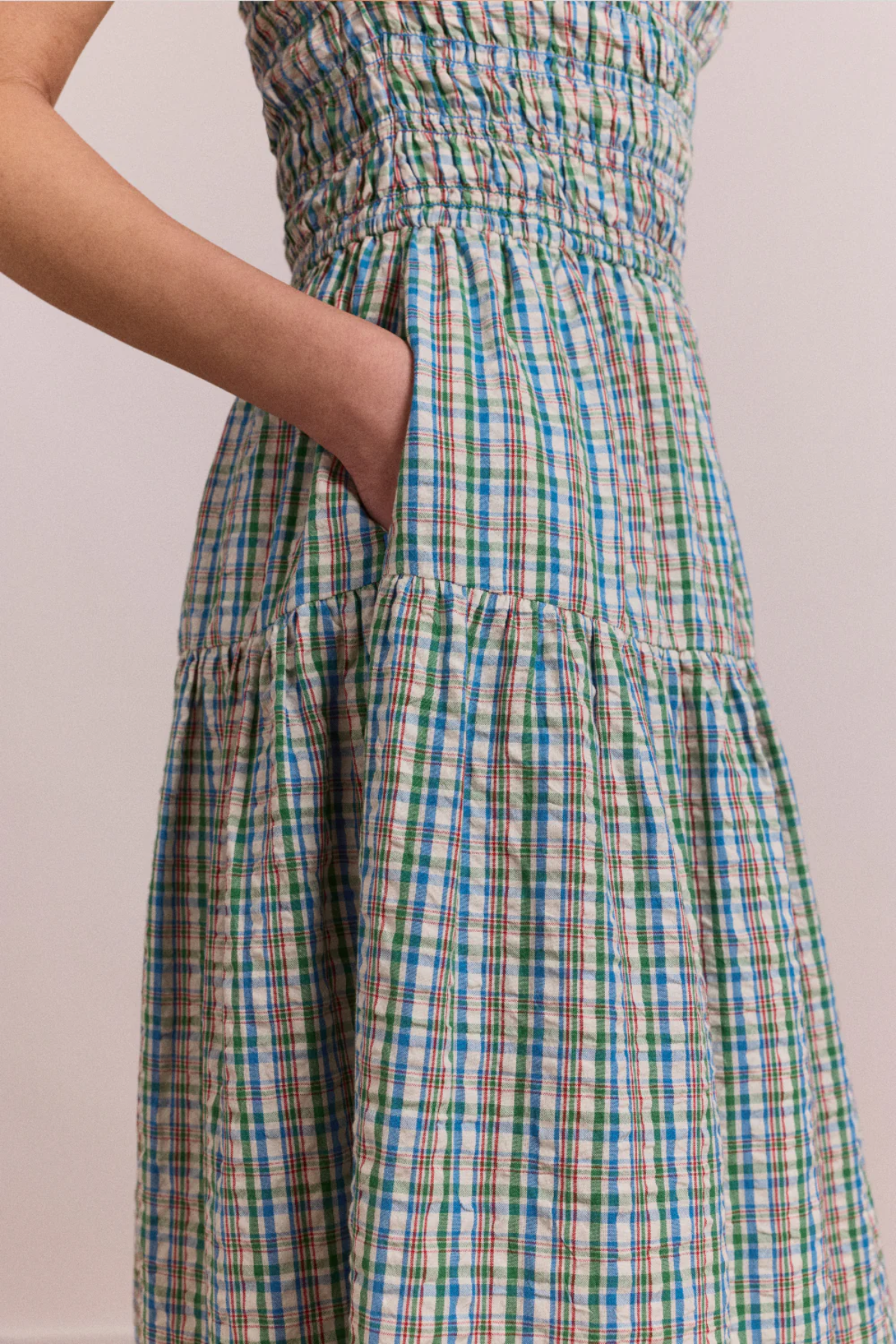 Ebba Midi Dress - Picnic Check