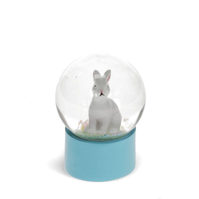 Mini Glitter Globe - Bunny