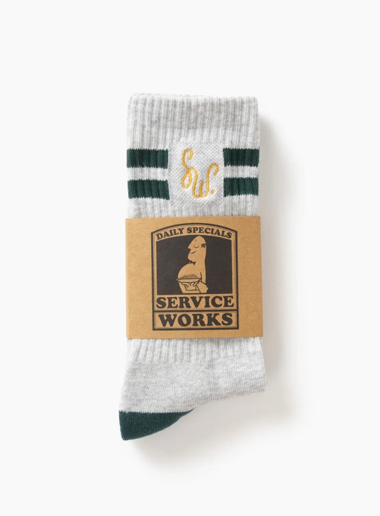 Monogram Socks - Heather