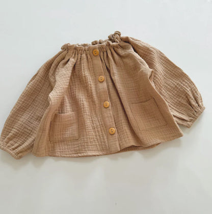 Tan Lottie Blouse