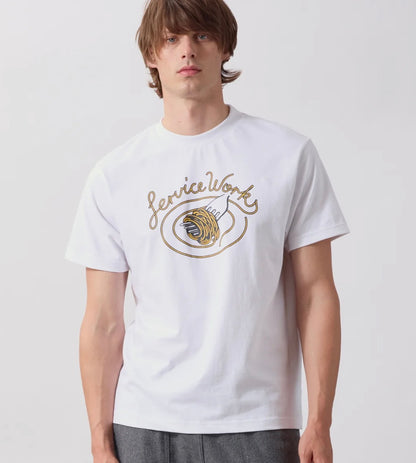 Spaghetti Tee - White