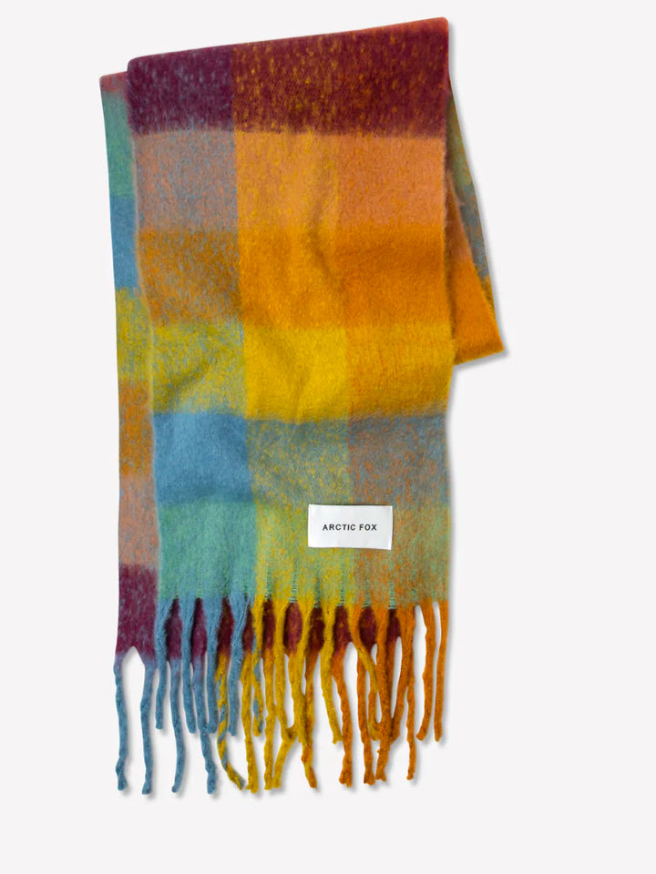 The Reykjavik Scarf - Yellow Check