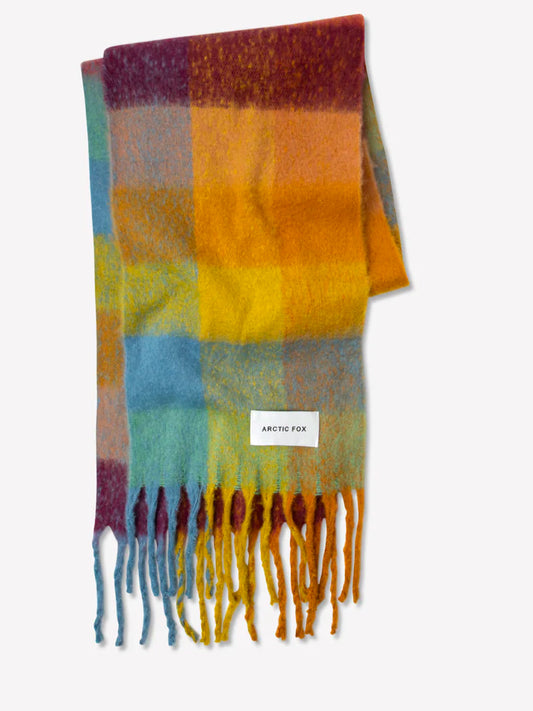 The Reykjavik Scarf - Yellow Check