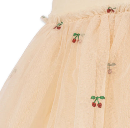 Fairy Ballerina Cherry Glitter Strap Dress