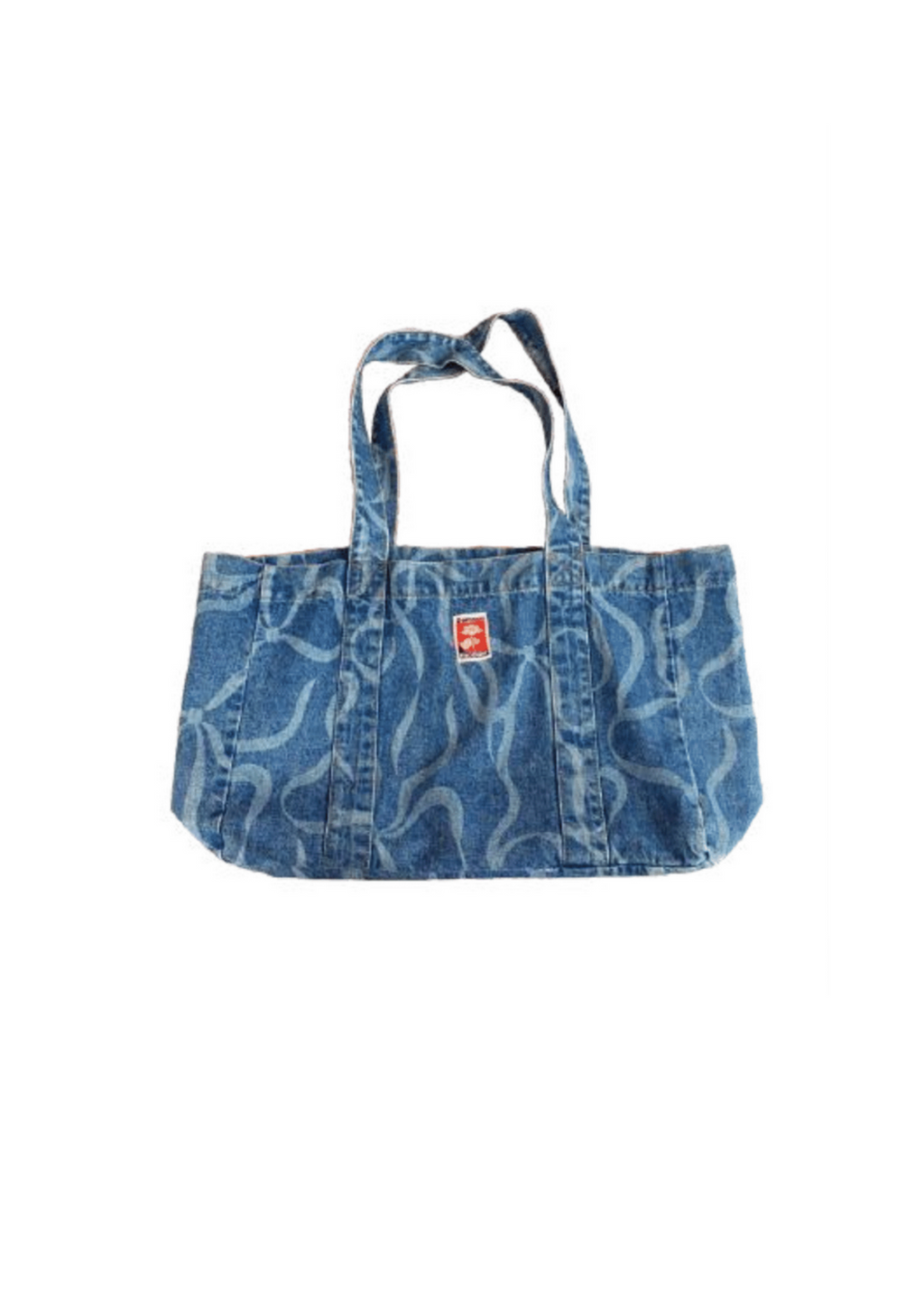 Damson Madder bow denim bag