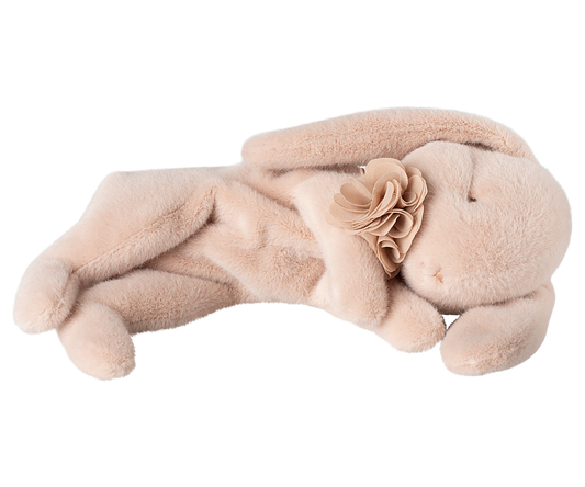 Sleeping Bunny Plush Small - Powder