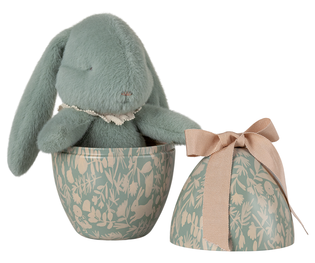 Easter Egg With Bunny - Mint