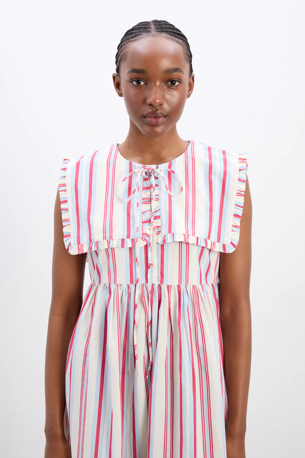 damson madder josephine collared midi dress Damson Madder Josephine Collared Midi Dress