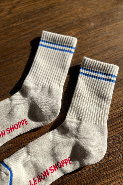 Boyfriend Socks  - Ice