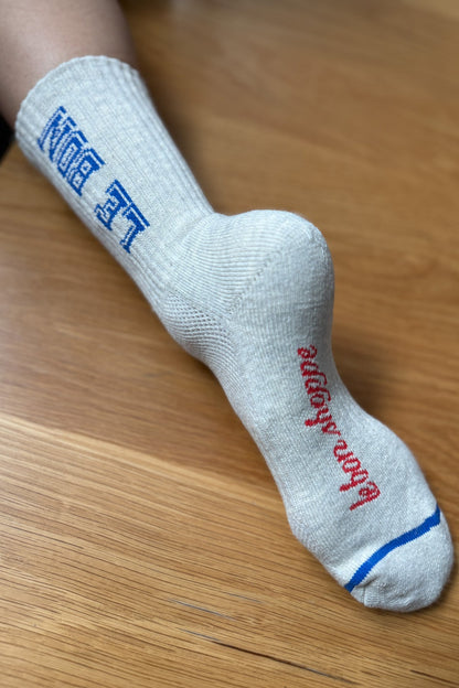 Preppy socks- Ice Blue